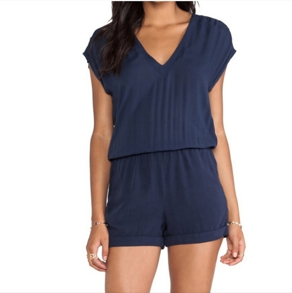 Splendid Pants - Splendid Olive V neck Romper